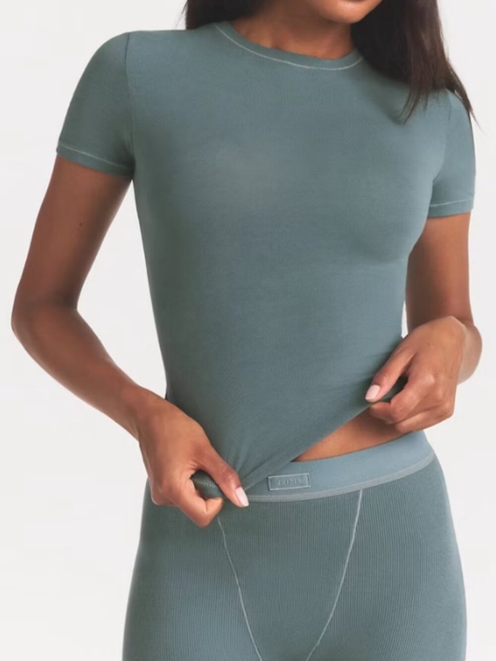 Skims Cotton Jersey Tee : Medium